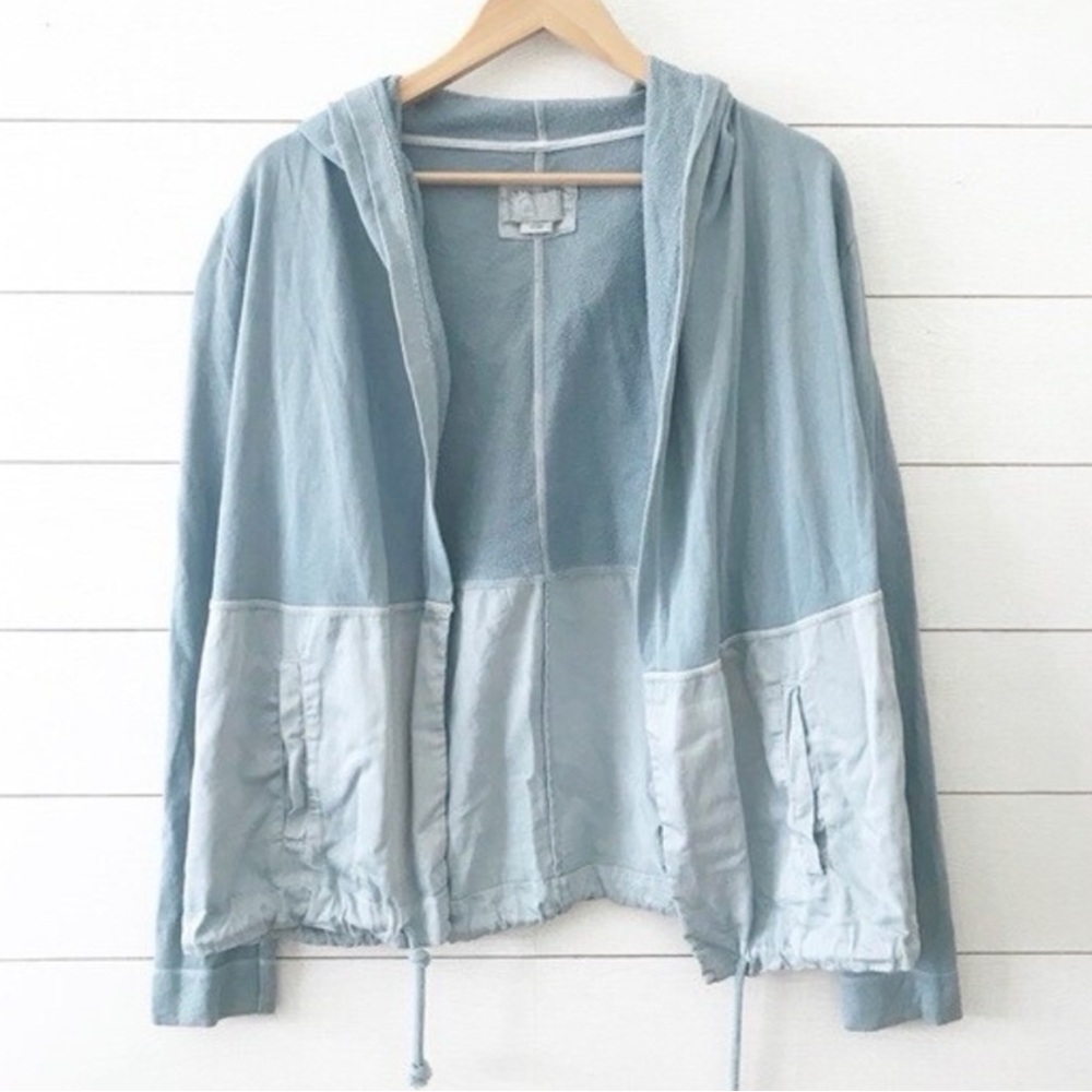 Anthropologie cute blue hoodie casual and comfy